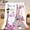 Eiffel Tower, variant on Just A Girl Who Loves Anime Throw Blanket Anime Print Throw Blankets Gifts for Couch Sofa Bed Stuff Decor Soft Cozy Fleece Plush Warm Flannel Bedding for Lover 50"x60"