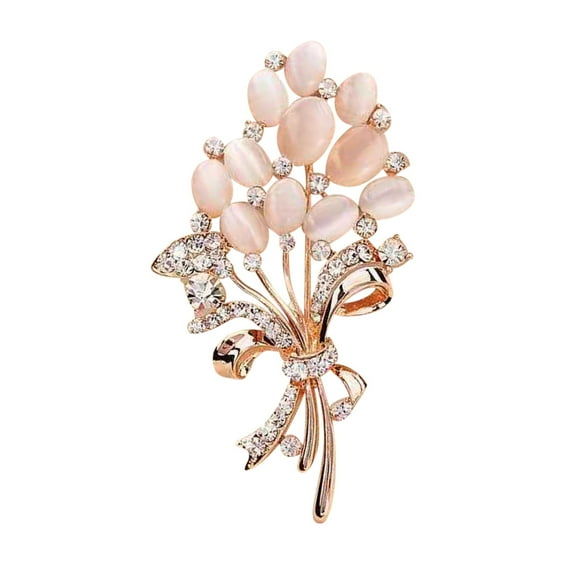 YUEHAO Brooch Brooch Corsage Brooch Banquet Business Women's Clothing Accessories Rhinestone Brooch