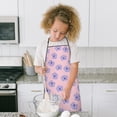 thumbnail image 4 of Pioneer Flower Floral Print Pattern Kids Aprons for Girls and Boys,Adjustable Neck Strap Toddler Aprons for Kids Cooking Baking, 4 of 7