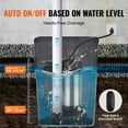 thumbnail image 4 of Submersible Sewage Pump Water Pump 1HP 5770GPH 34 ft Lift for Basement, 4 of 6