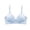 Light Blue, variant on Women Breastfeeding Bra Solid Color Cotton Pre Opening Button Breast Feeding Bra Maternity Sleep Bras with Lace Trim for Pregnant Women