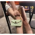 thumbnail image 2 of Wallet Case Compatible with iPhone, Pretty Luxury Bag Design, Purse Flip Card Pouch Cover Soft Silicone Case with Hand Holder Long Shoulder Strap(Light Green,iPhone 12 mini), 2 of 5