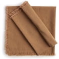 thumbnail image 2 of ANA Brown Cloth Napkins Set of 6 18x18 inch Cotton Dinner Napkins - Washable Soft Premium Hotel Quality Reusable Napkins Perfect Table Napkins for Family Dinners, 2 of 4