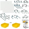 thumbnail image 2 of Triton Products® 64 Piece Steel DuraHook & Polypropylene Bin Assortment for DuraBoard or 1/8" and 1/4" Pegboard, 2 of 4