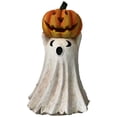 thumbnail image 1 of Decoración de calabaza fantasma de Halloween, artesanía de resina, estatua de pequeño fantasma, decoración de jardín y Patio, 1 of 6