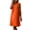 Orange womens dresses, variant on Wycnly Womens Dresses Beach Loose Lightweight Swing Tank Midi Sundress with Pocket Summer Solid Round Neck Sleeveless Formal Knee-Length Dress Orange l