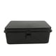 thumbnail image 3 of Caja de almacenamiento de metal con tapa, organizador de escritorio rectangular en blanco Negro, 3 of 9