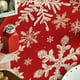 thumbnail image 5 of Merry Christmas Linen Table Runner Dresser Scarves Winter Snow Xmas Tree Snowman Snowflake Table Runners For Dinning Table Kitchen Decor Holiday Dinner, 5 of 6