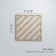 thumbnail image 3 of Ekena Millwork 11 3/8"W x 11 3/8"H x 1/4"T Small Rothwell Decorative Fretwork Wood Wall Panels, Red Oak, 3 of 18