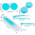 thumbnail image 2 of 12 Pack Contact Lens Case Colorful Holder Colored Lenses Box, YuCool Left Right Eyes Container Portable Contact Lens with 4 Pack Portable Stick Tool Case Kit for Travel Work, 2 of 5