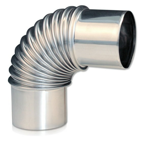 Elbow Pipe 90 Degree Chimney Liner, Stainless Steel 90 Degree Elbow Chimney Liner Bend, Multi Flue Stainless Steel Stove