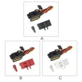 thumbnail image 4 of braveheart RC Steering Servo Set Upgrade Component Modified Fitting Replacing Components Servos Kit with Arm Bracket Replacement for SCX24 Black Red, 4 of 6
