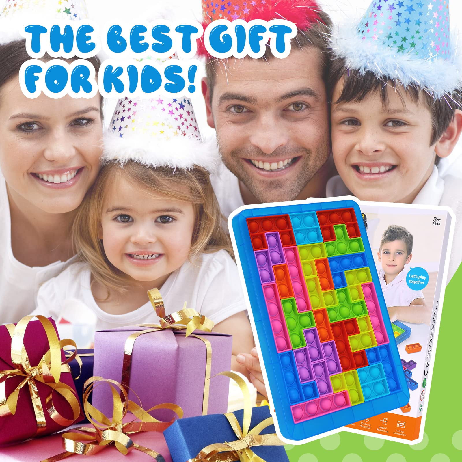 Games for 4 5 6 7 Year Olds Boys Girls, Toddlers Educational Toys for 3-4-5-6 Year Old Girl Boy Gifts-IQ Puzzle Travel Game for Kids Age 3-8 Year Old