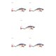 thumbnail image 3 of Toystoory Cebo de señuelo Pesca al aire libre Cebo de plástico artificial Pesca en hielo con ojos 3D Suministros de pesca, 30 g, Tipo 3 trece 5piezas, 3 of 6