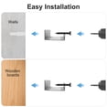 thumbnail image 5 of TSV 2pcs Spray Bottle Holder, Steel Wall Mount Detailing Bottle Storage Rack, Spray Can Holder for Mobile Garage Detailing Home Organizer, 5 of 7