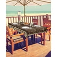 thumbnail image 2 of Outdoor Tablecloth with Umbrella Hole for Patio/Picnic/Party/Camping, Texas Star Brown Waterproof Table Cloth Rectangle Table Cover Washable, Farmhouse Vintage Wood Grain 52"x 70", 2 of 7