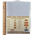 thumbnail image 2 of Super Clear Extra Heavy Duty, Durable 100% Vinyl Tablecloth protector & Table cover Size 60 X 108 Inches Oblong, 2 of 3