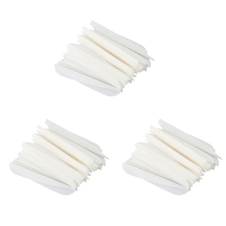 Arrows Vanes 4 Inch Plastic Feather Fletching for DIY Archery Arrows 150 Pack(White)