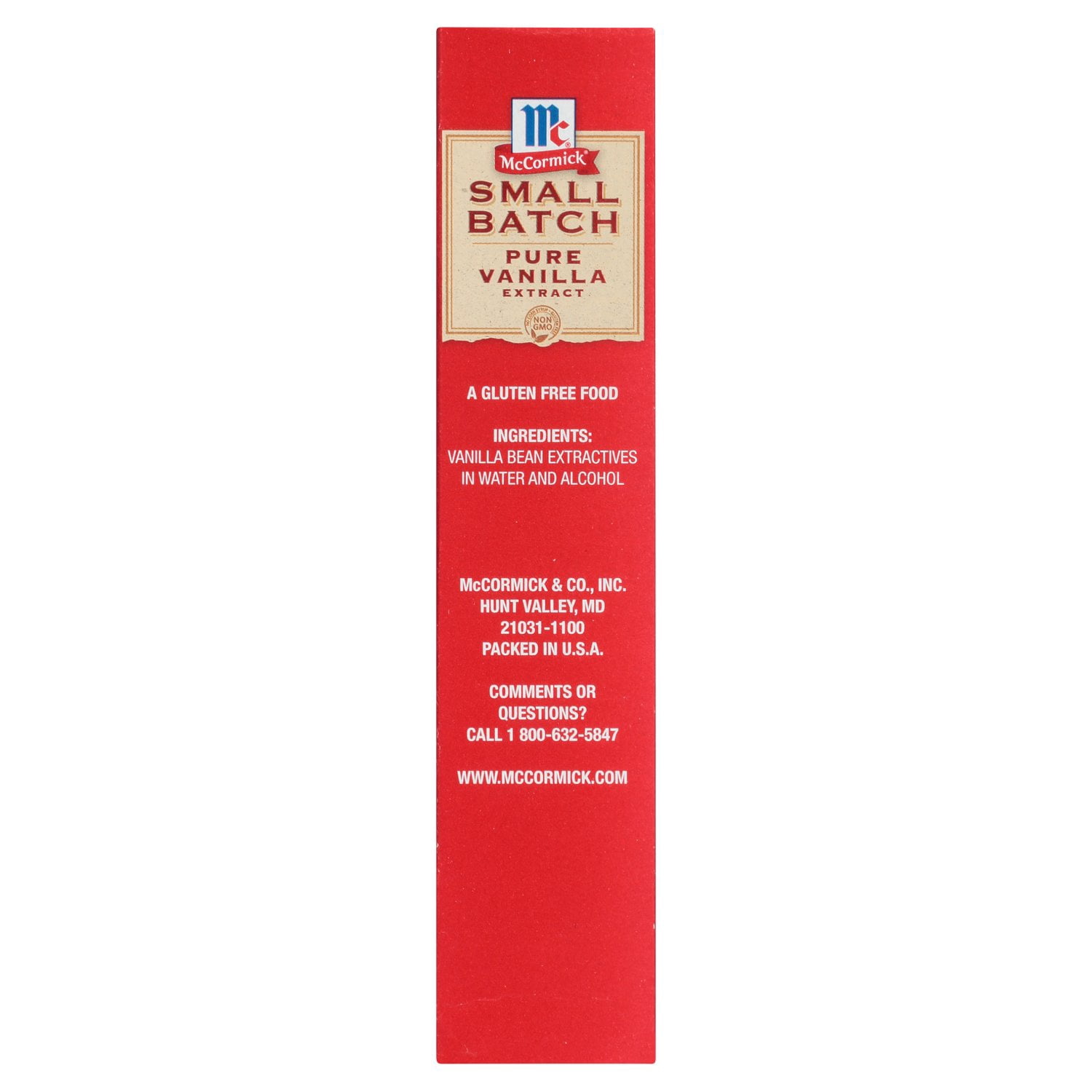2 Pack - Mccormick Extract Pure Vanilla Extra Rich 2 oz Package May Vary
