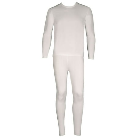 SLM Men's Microfiber Fleece Thermal Underwear Two Piece Long Johns Set ...