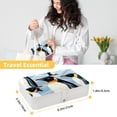 thumbnail image 5 of Penguin PU Leather Jewelry Box Organizer with Removable Compartment - Portable Decorative Jewelry Boxes, 5 of 6