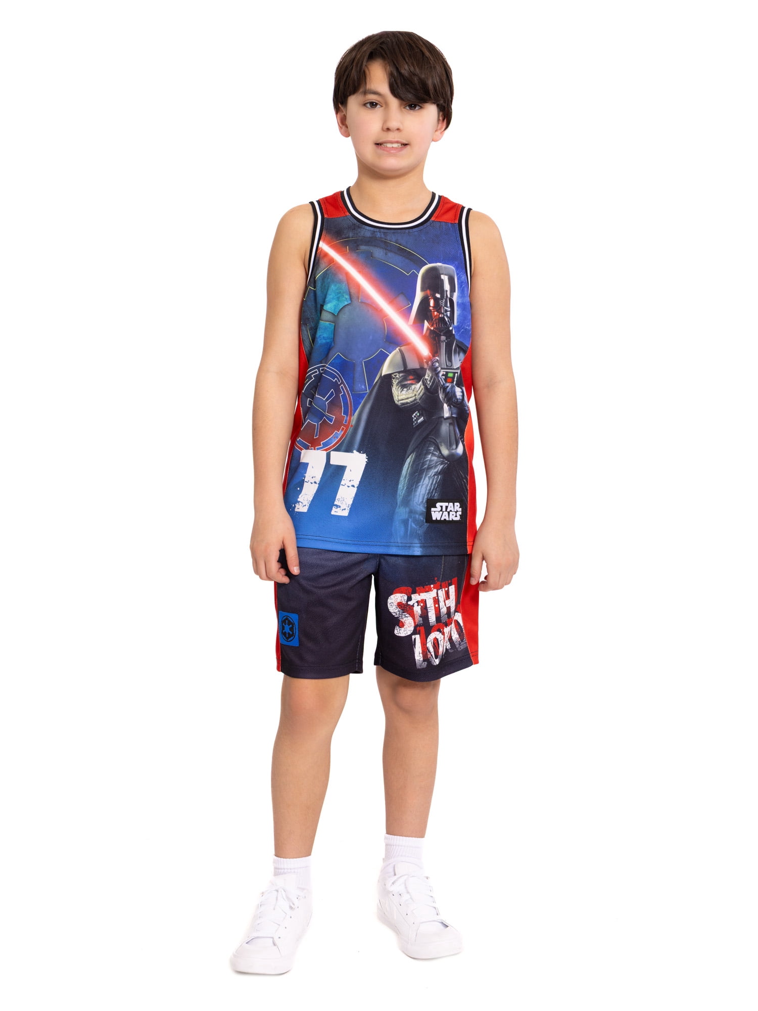 Star Wars Boys Basketball Jersey and Shorts Set, 2-Piece, Sizes 4-12