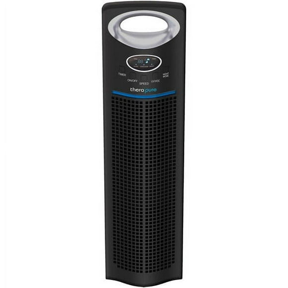 Envion HEPA-Type Therapure Air Purifier for Large Rooms (Model 440, UV Light Technology, Covers 400 sq.ft), Black