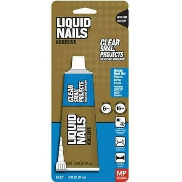 Liquid Nails LN207 All Purpose 2.5-Ounce Adhesive, 2.5oz, Clear - 1