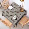 thumbnail image 2 of German Shorthaired Pointer Square Tablecloth,Waterproof Square Table Cover,Wipeable Spillproof Washable Table Cover for Home Kitchen Party Decor 60"x60"(152x152cm), 2 of 6