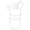 Genuine OE Audi Dehydrator - 4E0-820-189-G