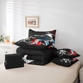thumbnail image 5 of YST Rainbow Tie Dye Baseball Player Comforter Set, 7-Piece, Queen, European Sport, Softball Baseball Bat, 5 of 5