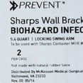 thumbnail image 4 of McKesson Prevent Sharps Locking Wall Bracket - 10 in x 9.36 in, 2 Ct, 4 of 6