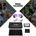 thumbnail image 7 of Joopin Polarized Aviation Sunglasses for Men Women Classic Mirrored Lens UV Protection Sun Glasses-2 Pairs(purple+silver), 7 of 7