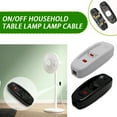 thumbnail image 2 of VtiswUws ON/Off Inline Switch Black White Inline Home Table Light Lamp Desk Control 10A P9T4 Switch Home 110-250V Cord Par Cable Portable, 2 of 8