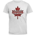 thumbnail image 1 of Canada Day Lumberjack Country Plaid Mens T Shirt White MD, 1 of 1