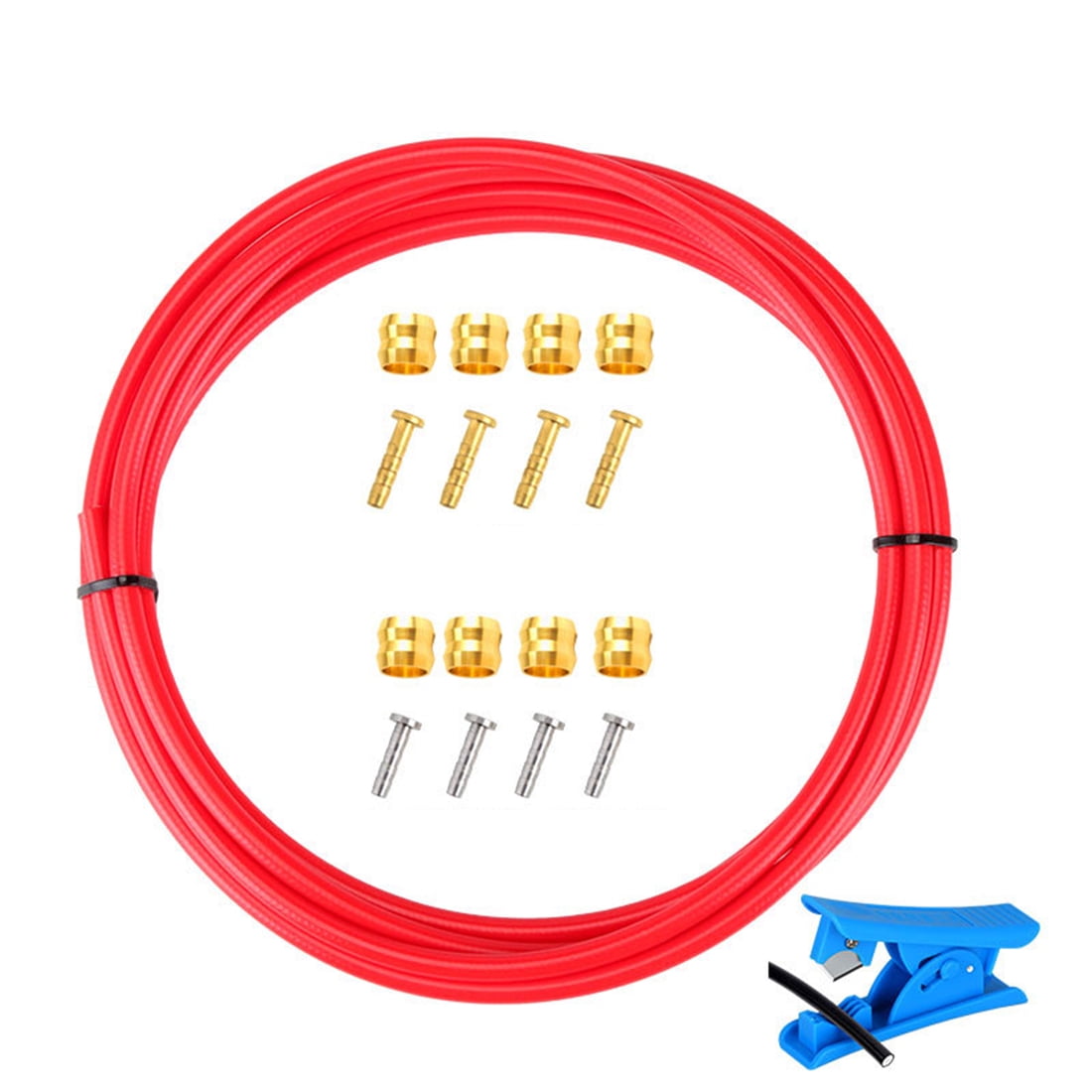 MTB BIKE BRAKE HOSE KIT 5MM OIL NEEDLES KIT HYDRAULIC USEFUL PRACTICAL