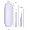 thumbnail image 3 of Luminous Ear Pick Curette Wax Nose LED Luminous Pick Cleaner Ear Wax Remover Purple 2Pcs, 3 of 9