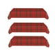 thumbnail image 3 of Mantel Desechable Navideño Para Fiestas, Impermeable, Rectangular, Protector De Mesa, 3 Piezas, Cuadros Grandes 3 piezas de cuadros grandes, 3 of 9