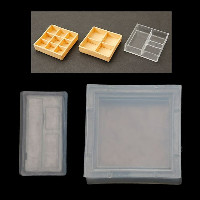 Techinal Mini Tasse Bouteille Talons Hauts Pot à Pain Pendentif Moule en Résine Moule en Silicone Kit Moule Alimentaire Outils