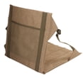 thumbnail image 1 of Portable Stadium Seats,  Fence Design Khaki Backrest Folding Stadium Cushion  For Hiking, 1 of 8