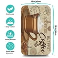 thumbnail image 5 of Coffee Mat, Coffee Mug Vintage Design Coffee Bar Mat for Coffee Station Accessories and Organizer, Absorbent Dish Drying for Kitchen Counter, Coffee Bar Decor Coffee Machine Mat 19.5x12in, 5 of 7