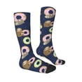 thumbnail image 3 of Balery Sloth With Donuts Fun Novelty Socks Men'S Women'S Crew Socks Funny Crazy Novelty Socks Quirky And Cool Socks, 3 of 9