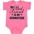 thumbnail image 3 of Inktastic My Best Friend is My Godmother with Hearts Boys or Girls Baby Bodysuit, 3 of 5