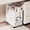 White B, variant on PEVUNAR Rolling Storage Bin with Wheels, Cartoon Oxford Fabric Organizer Basket for Clothes, Books & Toys