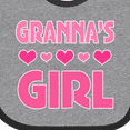 thumbnail image 4 of Inktastic Granna Girl Granddaughter Girls Baby Bib, 4 of 4