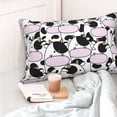thumbnail image 4 of Balery Cute Animal with Cow Funda de Cojín Estampada, Regalos para Mujeres, Regalos de Amor para Ella, Regalos para Novia o Esposa, Funda de Almohada-20"x30", 4 of 6