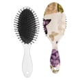 thumbnail image 2 of Romantic Butterfly Print Hair Brush - Soft Bristles for Smooth Detangling, Ergonomic Handle for All Hair Types, 2 of 5