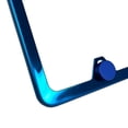 thumbnail image 4 of Slim 4 Holes Style Powder Coated Candy Blue Stainless Steel License Plate Frame with Aluminum Screw Cap, 4 of 8