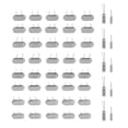 thumbnail image 2 of Quartz Crystal Oscillator, 50pcs 10 Value 32.768KHz - 24MHz Quartz Crystal Resonators Oscillator Assorted Kit Set, 2 of 7