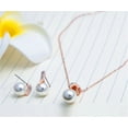 thumbnail image 4 of TIHLMK Pearl Necklace Trend Jewelry Pearl Exquisite Ladies Necklace Earrings Set, 4 of 8